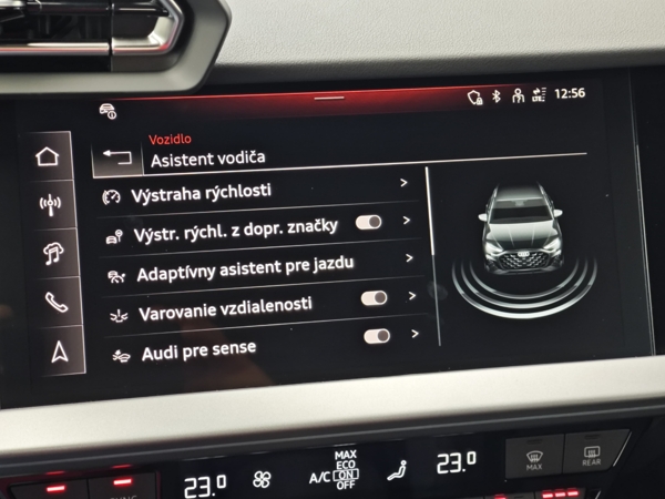 Audi A3 Sportback bohatá dovýbava S-Tronic STR 35 TDI 110kW 19